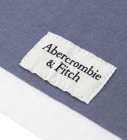 Abercrombie & Fitch Bluse - Vintage Indigo/White