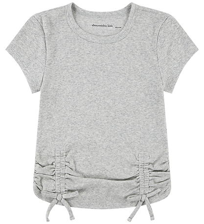 Abercrombie & Fitch T-shirt - Rib - Light Grey Heather