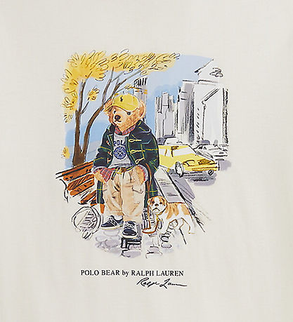 Polo Ralph Lauren T-shirt - Off White m. Bamse
