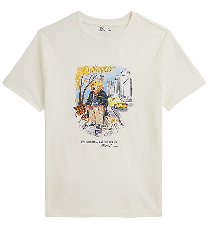 Polo Ralph Lauren T-shirt - Off White m. Bamse