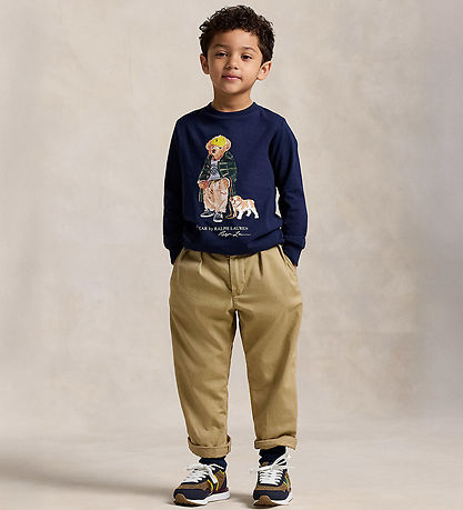 Polo Ralph Lauren Bluse - Navy m. Bamse
