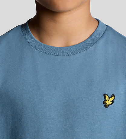 Lyle & Scott T-shirt - Plain - Ocean Sky