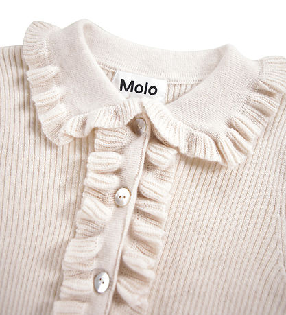 Molo Cardigan - Rib - Gamora - Buttercream