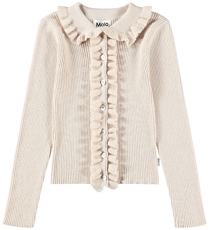 Molo Cardigan - Rib - Gamora - Buttercream