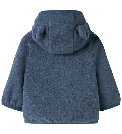 Name It Fleecejakke - NbnMeeko - Vintage Indigo