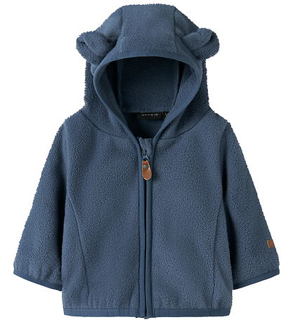 Name It Fleecejakke - NbnMeeko - Vintage Indigo