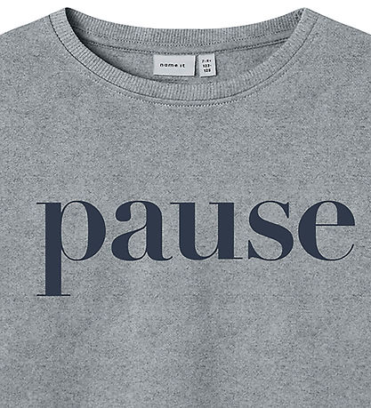 Name It Sweatshirt - NkmNello - Grey Melange