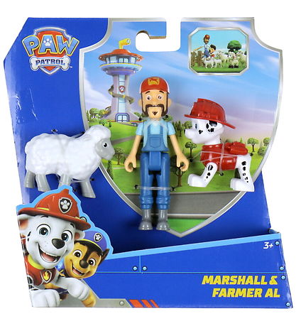 Paw Patrol Figursæt - Marshall & Farmer Al
