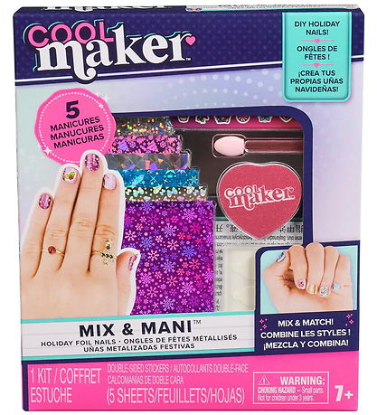 Cool Maker Neglesæt - Mix & Mani - Holiday Foil Nails