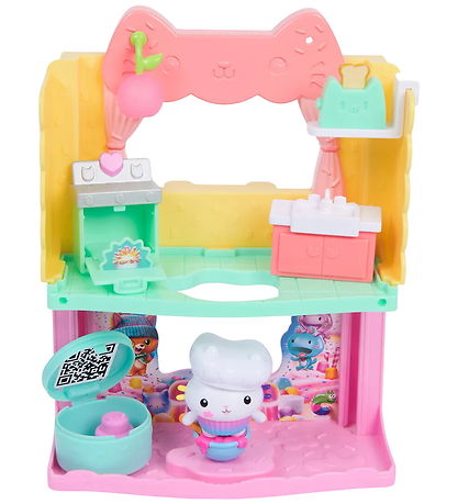 Gabby's Dollhouse Sæt - 10 Dele - Cakey's Sprinkle Cake-Tastic K