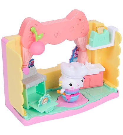 Gabby's Dollhouse Sæt - 10 Dele - Cakey's Sprinkle Cake-Tastic K