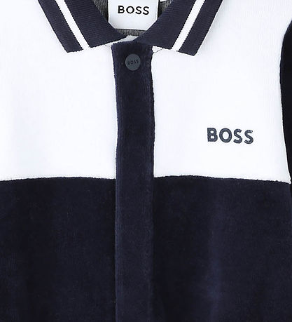 BOSS Gaveæske - Natdragt - Velour - Hvid/Navy