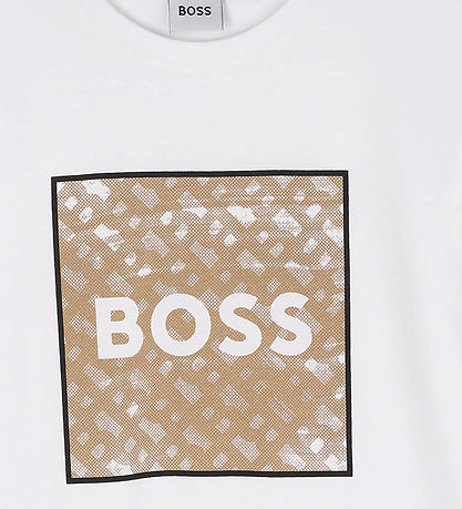 BOSS T-Shirt - Hvid m. Print