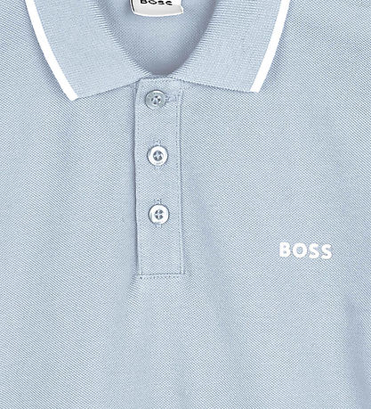 BOSS Polo - Pale Blue