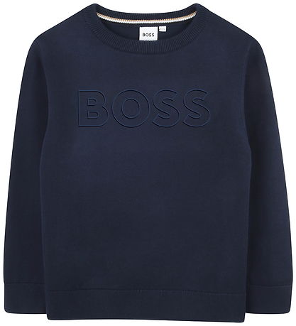 BOSS Bluse - Strik - Navy
