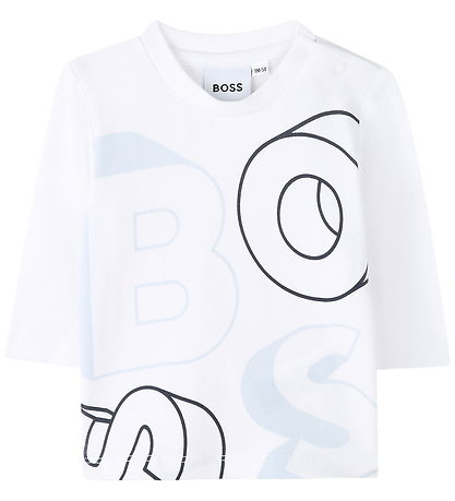BOSS Gaveæske - Sweatsæt/Bluse - Pale Blue/Hvid m. Print
