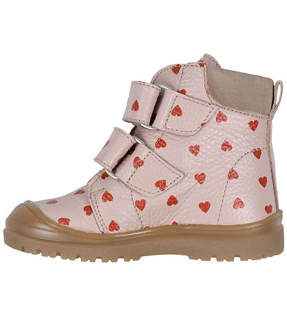 Angulus Vinterstøvler - Tex - Rose Hearts/Dusty Mauve