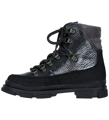 Angulus Vinterstøvler - Tex - Black Shine/Dark Grey