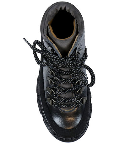 Angulus Vinterstøvler - Tex - Black Shine/Dark Grey