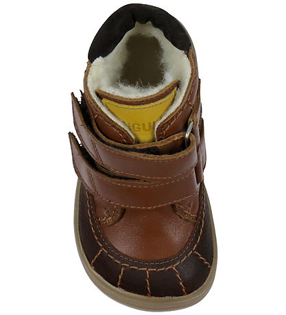 Angulus Vinterstøvler - Tex - Cognac/Sun Yellow/Dark Brown