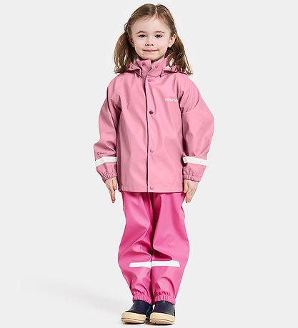 Didriksons Regntøj m. seler - Slaskeman - Light Heather Pink