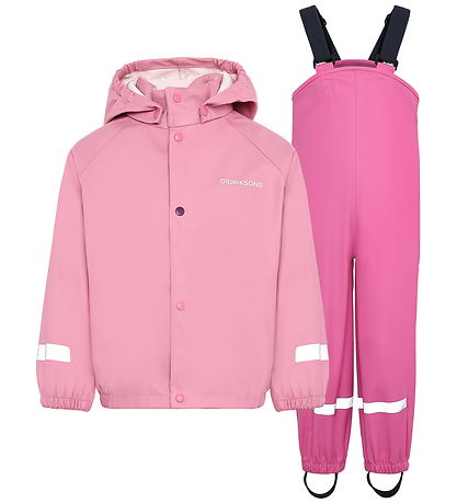 Didriksons Regntøj m. seler - Slaskeman - Light Heather Pink
