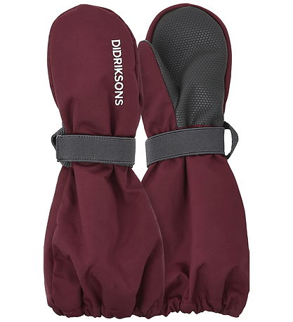 Didriksons Luffer m. Fleece - Biggles - Anemon Red