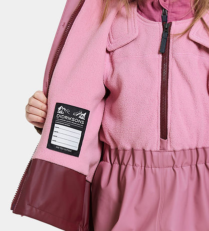 Didrikson Regntøj m. For - Boardman - Heather Pink
