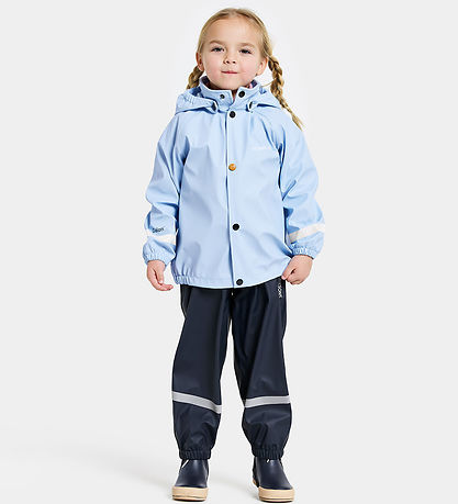 Didriksons Regntøj m. Seler - Slaskeman - Light Sea Blue
