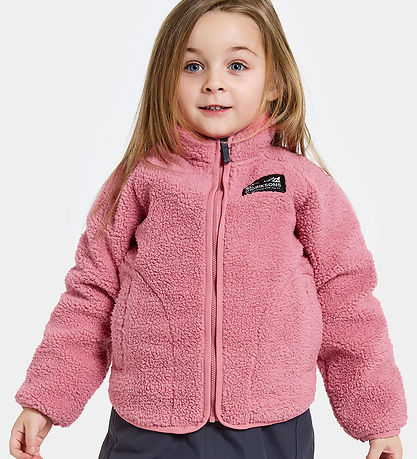 Didriksons Fleecejakke - Teddy - Gibbs - Heather Pink