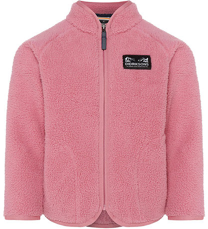 Didriksons Fleecejakke - Teddy - Gibbs - Heather Pink