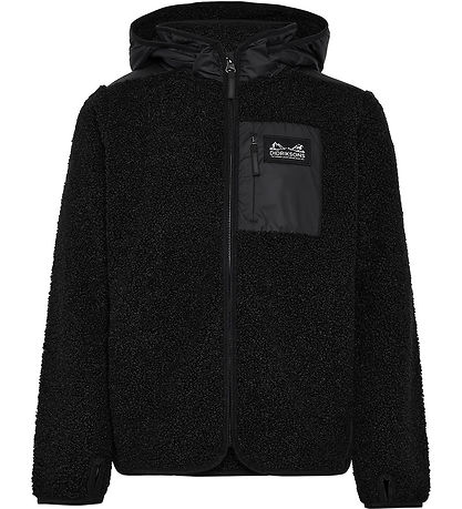 Didriksons Fleecejakke - Teddy - Exa - Black