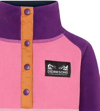 Didriksons Fleecetrøje - Monte - Light Heather Pink
