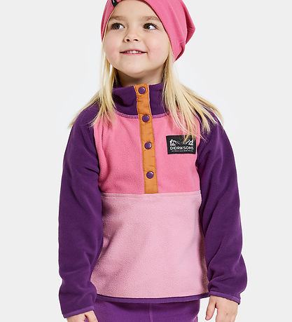Didriksons Fleecetrøje - Monte - Light Heather Pink
