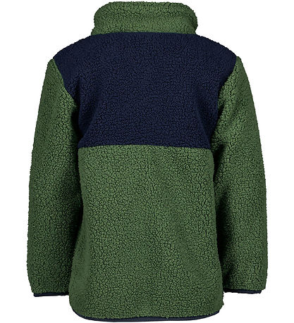 Didriksons Fleecetrøje - Teddy - Gosig - Light Moss