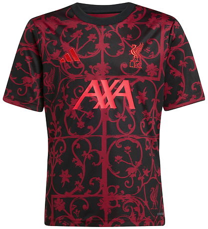 adidas Performance Fodboldtrøje - Liverpool 25/26 - Sort/Pure Ru