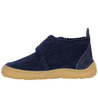 Bisgaard Hjemmesko - Barefoot - Navy Corduroy