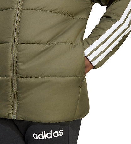 adidas Performance Dynejakke - J Ess 3S - Olistr/Black