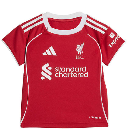 adidas Performance Fodboldsæt - Liverpool 25/26 Hjemmebane - Str