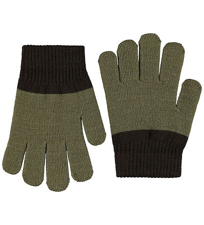 Molo Handsker - 2-pak - Strik - Kei - Bark Green