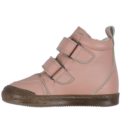 Pom Pom Vinterstøvler - Sneaker Wool Booty - Dark Rose