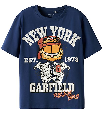 Name It T-shirt - NkmAbbas Garfild - Blueprint