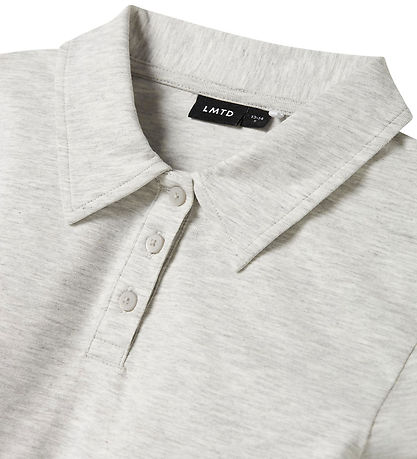 LMTD POLO - NlfNilja - Light Grey Melange