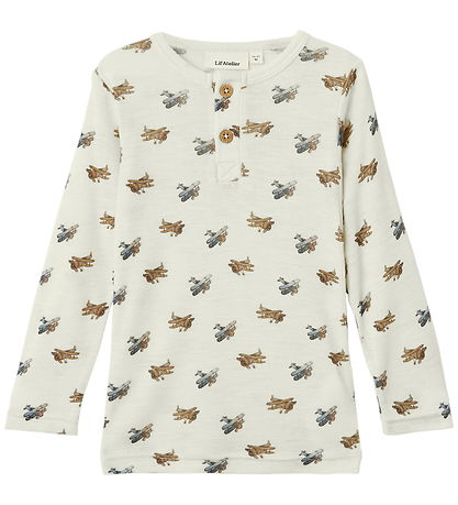Lil' Atelier Bluse - NmmNalu - Turtledove/MELANGE