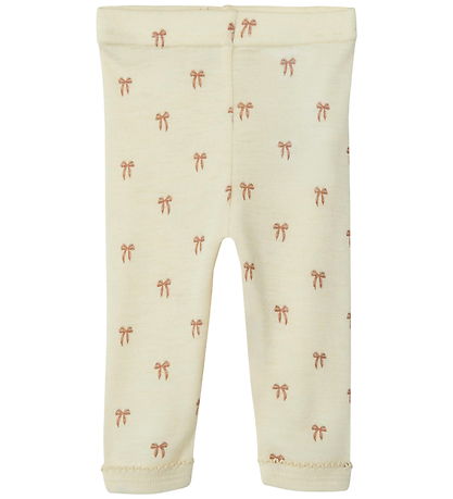Lil' Atelier Leggins - Noos - NbfNalu - Turtledove/MELANGE