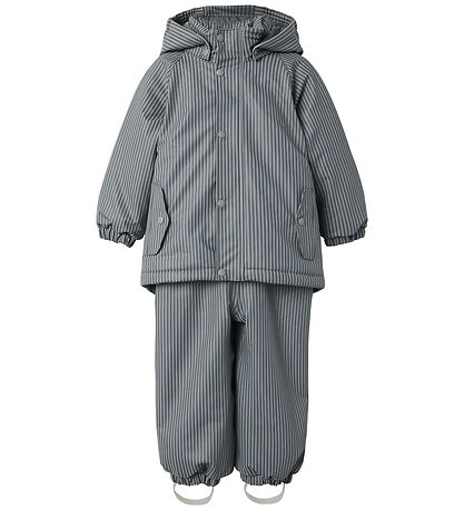 Lil' Atelier Regnsæt - NmmLadry10 - Ultimate Grey