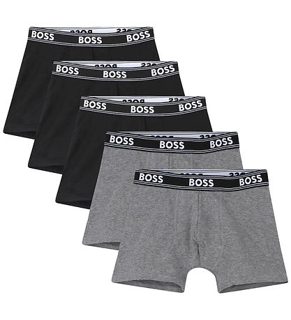 BOSS Boxershorts - 5-pak - Sort/Grå
