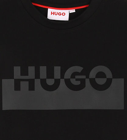 HUGO T-shirt - Sort m. Print