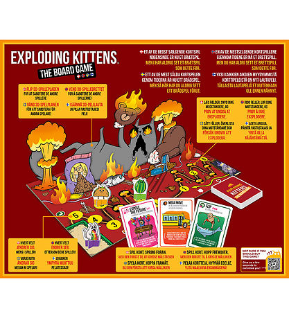 Asmodee Spil - Exploding Kittens The Board Game