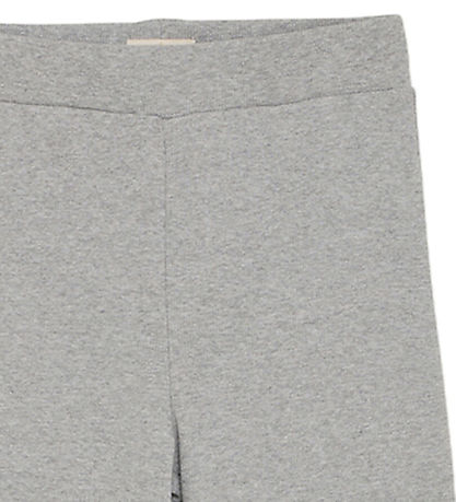 Creamie Bukser - Rib - Light Grey Melange